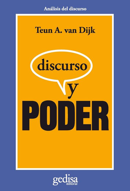 Produktbild: Discurso y poder