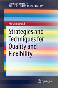 Produktbild: Strategies and Techniques for Quality and Flexibility