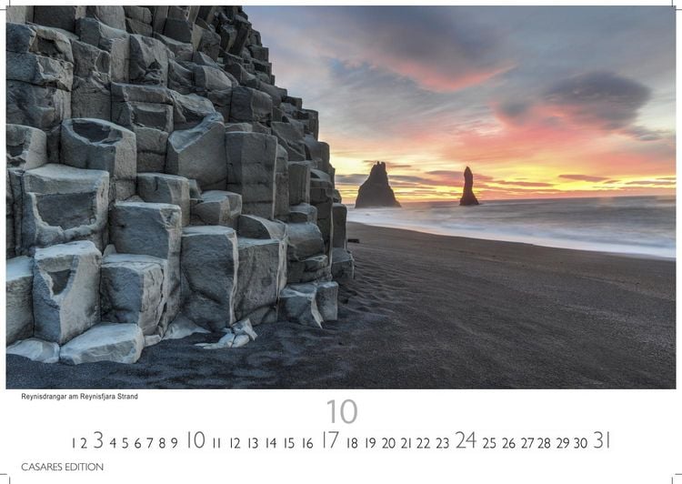 Produktbild: Island Kalender 2027 &ndash; Wandkalender | Fotokalender Naturkalender 35x50cm Grosses Format &ndash; Hochwertiger . mit atemberaubenden Island-Landschaften
