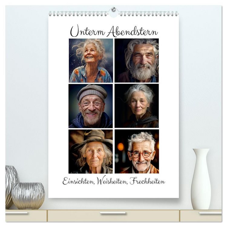 Produktbild: Unterm Abendstern (hochwertiger Premium Wandkalender 2026 DIN A2 hoch), Kunstdruck in Hochglanz