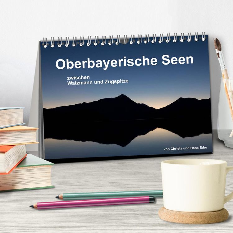 Produktbild: Oberbayerische Seen (Tischkalender 2026 DIN A5 quer), CALVENDO Monatskalender