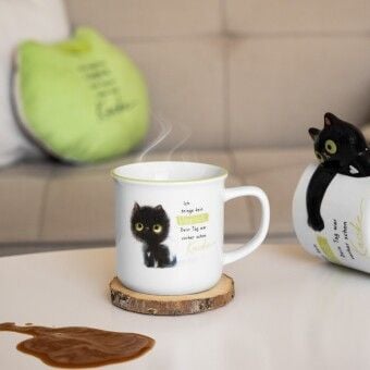Produktbild: Becher Motiv "Katze"