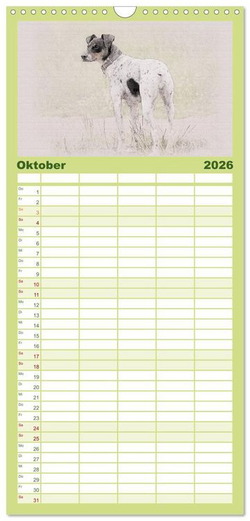 Produktbild: Familienplaner 2026 - Bodeguero Andaluz 2026 mit 5 Spalten (Wandkalender, 21 x 45 cm) CALVENDO