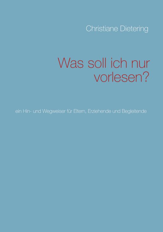 Produktbild: Was soll ich nur vorlesen?