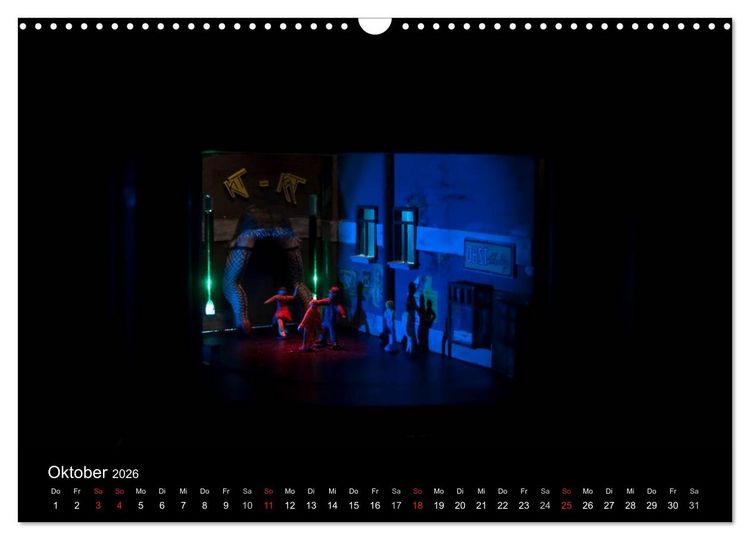 Produktbild: FASZINIERENDE THEATERR&Auml;UME (Wandkalender 2026 DIN A3 quer), CALVENDO Monatskalender