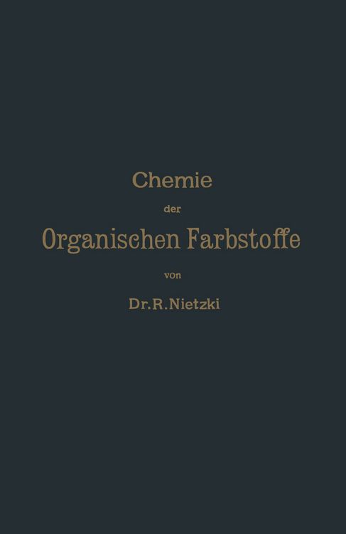 Produktbild: Chemie der Organischen Farbstoffe