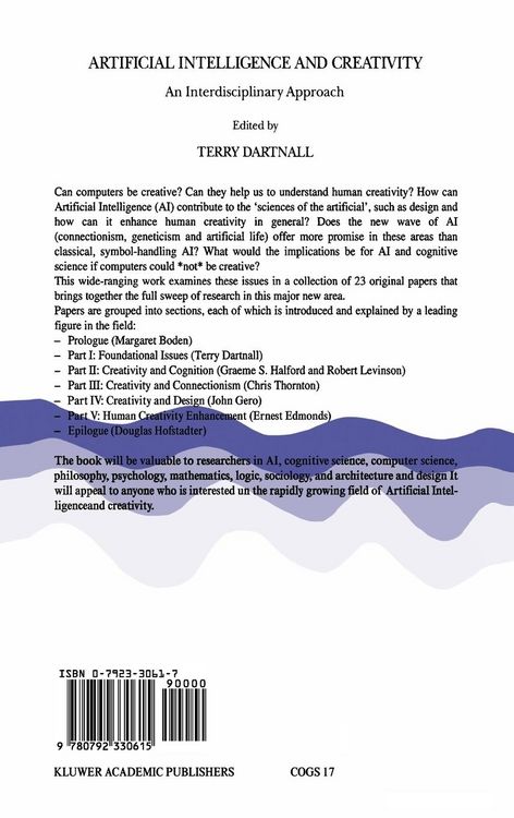 Produktbild: Artificial Intelligence and Creativity