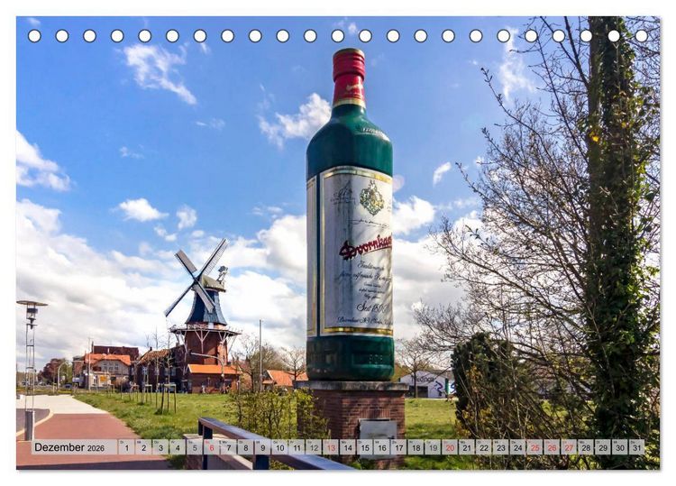 Produktbild: Norden-Norddeich. Maritime Orte mit Flair (Tischkalender 2026 DIN A5 quer), CALVENDO Monatskalender