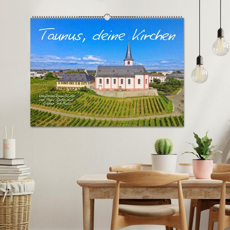 Produktbild: Taunus, deine Kirchen (Wandkalender 2026 DIN A2 quer), CALVENDO Monatskalender