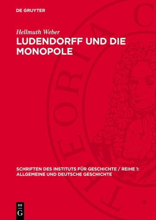 Produktbild: Ludendorff und die Monopole