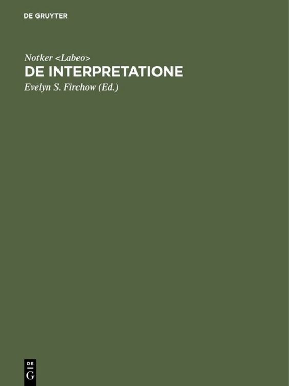 Produktbild: De interpretatione
