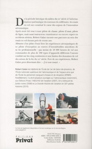Produktbild: M&eacute;moires d'un pilote d'essai : j'ai tout essay&eacute;