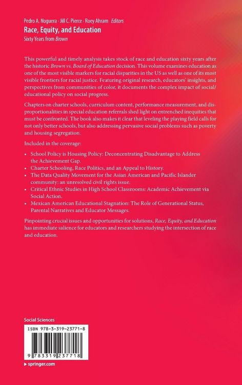 Produktbild: Race, Equity, and Education