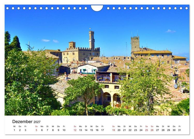 Produktbild: Toskana - Immer eine Reise wert (Wandkalender 2027 DIN A4 quer), CALVENDO Monatskalender