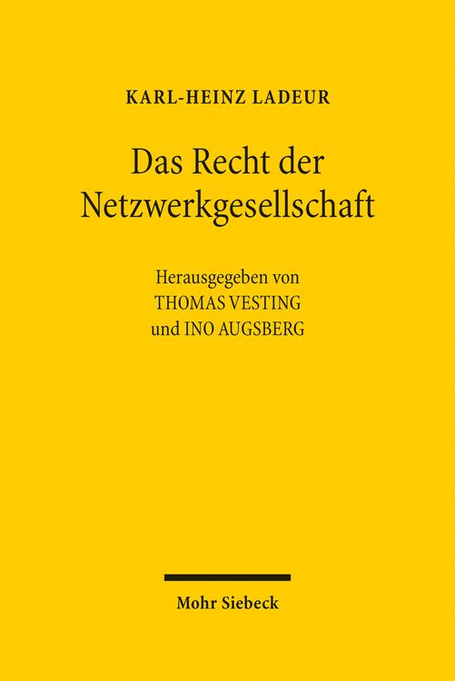 Produktbild: Das Recht der Netzwerkgesellschaft
