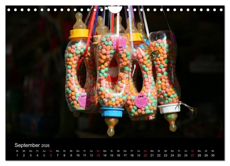 Produktbild: Jahrmarkt 2026 (Wandkalender 2026 DIN A4 quer), CALVENDO Monatskalender