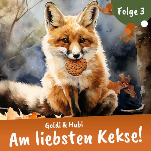 Produktbild: Einschlafgeschichten f&uuml;r Kinder ab 3 Jahren | Goldi & Hubi &ndash; Am liebsten Kekse! (Staffel 1, Folge 3)