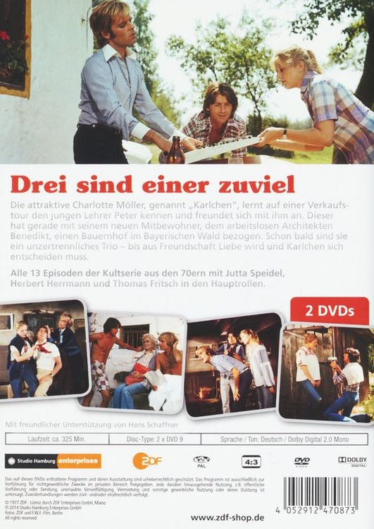 Produktbild: Drei sind einer zuviel - Die komplette Serie [2 DVDs]