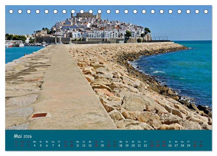 Produktbild: Peniscola - Gelebte Geschichte (Tischkalender 2026 DIN A5 quer), CALVENDO Monatskalender