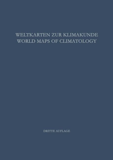 Produktbild: Weltkarten zur Klimakunde / World Maps of Climatology
