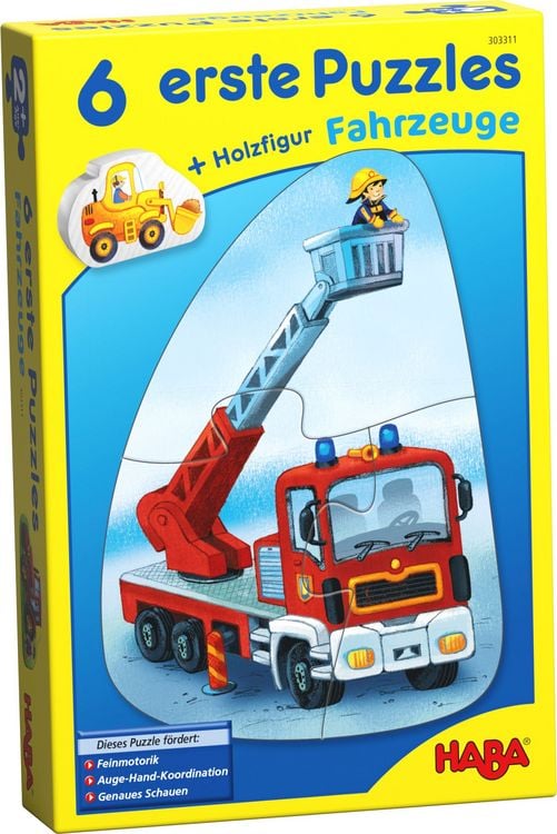 Produktbild: 6 erste Puzzles - Fahrzeuge