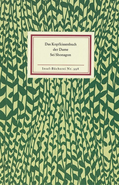Produktbild: Das Kopfkissenbuch der Dame Sei Shonagon