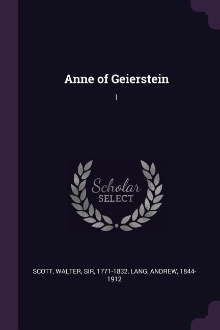 Produktbild: Anne of Geierstein
