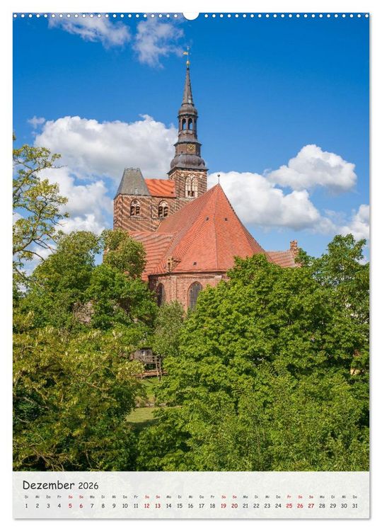 Produktbild: Tangerm&uuml;nde - Historische Altstadt an der Elbe (Wandkalender 2026 DIN A2 hoch), CALVENDO Monatskalender