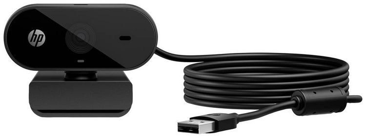 Produktbild: HP 320 Full HD-Webcam 1920 x 1080 Pixel Mikrofon, Klemm-Halterung