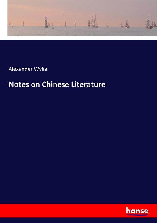 Produktbild: Notes on Chinese Literature