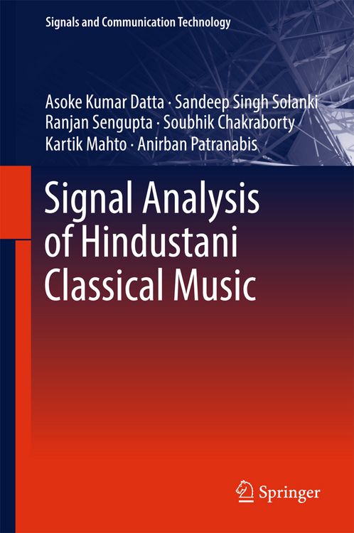 Produktbild: Signal Analysis of Hindustani Classical Music