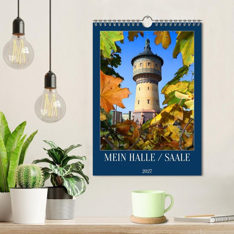 Produktbild: MEIN HALLE / SAALE (Wandkalender 2027 DIN A4 hoch), CALVENDO Monatskalender