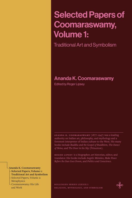 Produktbild: Selected Papers of Coomaraswamy, Volume 1
