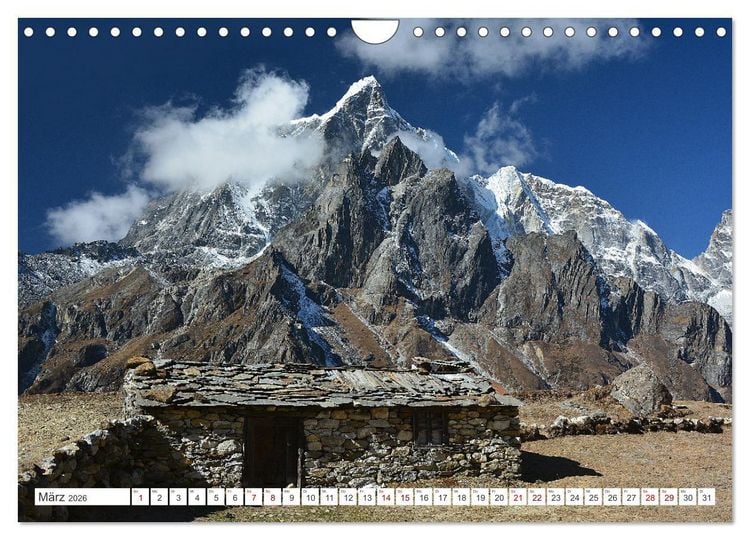 Produktbild: Im Reich des Sagarmatha (Wandkalender 2026 DIN A4 quer), CALVENDO Monatskalender