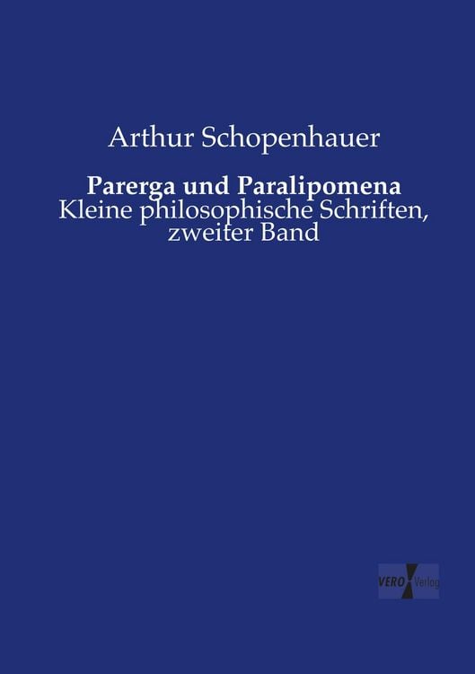 Produktbild: Parerga und Paralipomena