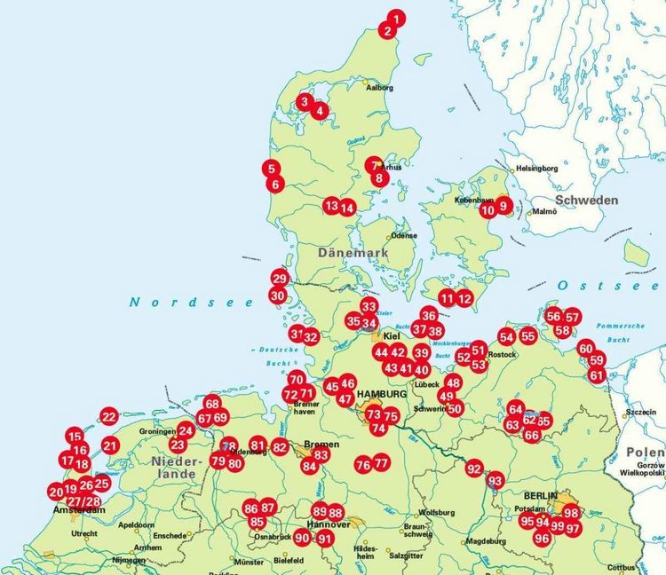 Produktbild: BVA Die 99 sch&ouml;nsten Radtouren f&uuml;r Camper in Norddeutschland, D&auml;nemark und den n&ouml;rdlichen Niederlanden