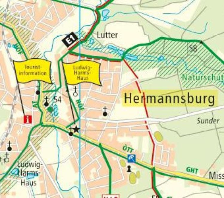 Produktbild: Naturpark Südheide - Region Celle 1:50 000