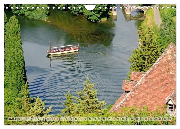 Produktbild: Saint-Cirq-Lapopie Village (Calendrier mural 2026 DIN A4 vertical), CALVENDO calendrier mensuel