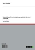 Produktbild: Die Wettkampfsituation als intergenerisches narratives Stereotyp