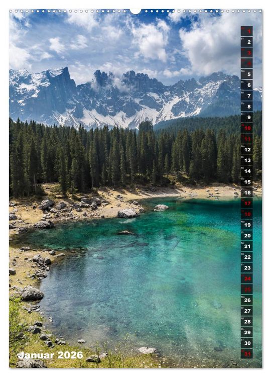 Produktbild: S&Uuml;DTIROL Idylle und historische Bauten (Wandkalender 2026 DIN A2 hoch), CALVENDO Monatskalender