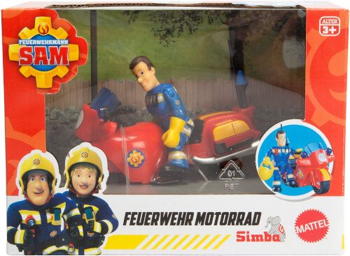 Produktbild: Sam Feuerwehr Motorrad mit Figur