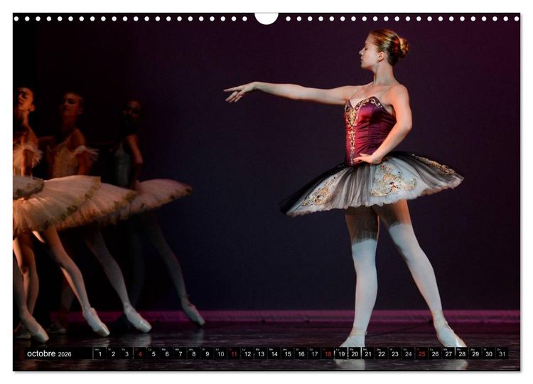 Produktbild: Vaganova, ballet imp&eacute;rial (Calendrier mural 2026 DIN A3 vertical), CALVENDO calendrier mensuel