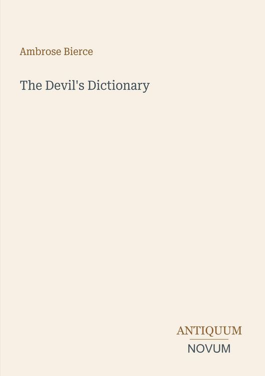 Produktbild: The Devil's Dictionary