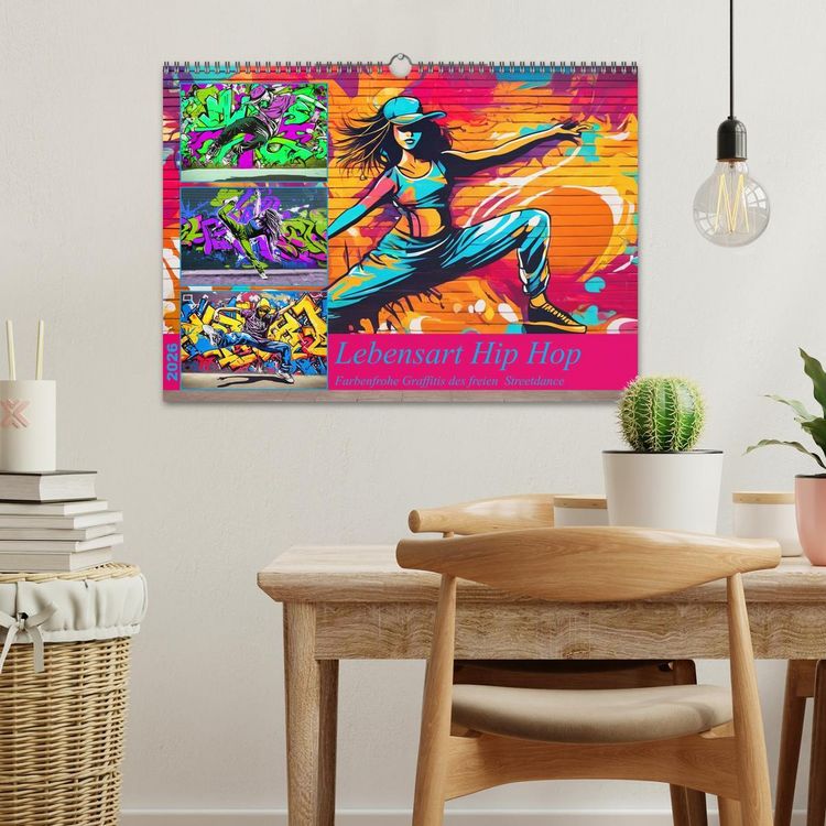 Produktbild: Lebensart Hip Hop (Wandkalender 2026 DIN A3 quer), CALVENDO Monatskalender