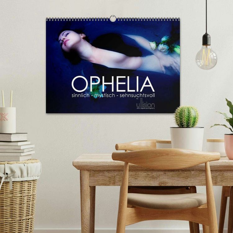 Produktbild: OPHELIA, sinnlich - mystisch - sehnsuchtsvoll (Wandkalender 2026 DIN A3 quer), CALVENDO Monatskalender