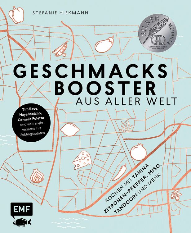 Produktbild: Geschmacksbooster aus aller Welt - Kochen mit Tahina, Zitronen-Pfeffer, Miso, Tandoori und mehr