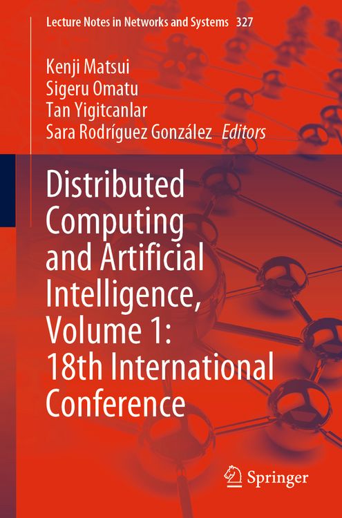 Produktbild: Distributed Computing and Artificial Intelligence, Volume 1: 18th International Conference