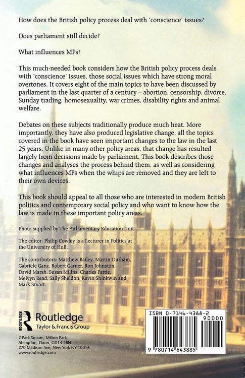 Produktbild: Conscience and Parliament