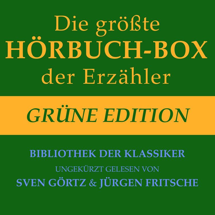 Produktbild: Die gr&ouml;&szlig;te H&ouml;rbuch-Box der Erz&auml;hler: Gr&uuml;ne Edition
