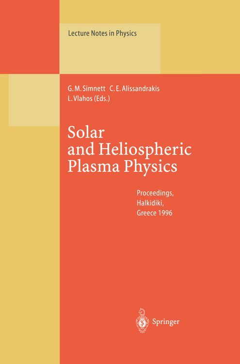 Produktbild: Solar and Heliospheric Plasma Physics
